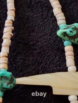 Vintage Native Two Strand Fettish Necklace 24 72 Total Carved Animals