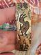 Vintage Navajo Copper/Brass Bracelet Signed JL GF