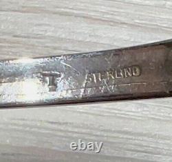 Vintage Navajo Designer Signed Sterling Silver Multi-Stone Inlay Bracelet