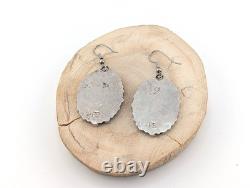 Vintage Navajo Earrings Signed PB Begay Jewelry w Turquoise Sterling Silver