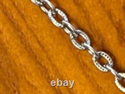 Vintage Navajo Fannie Platero Sterling Turquoise Arrowhead Necklace-TB730.25