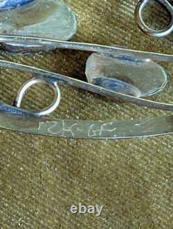 Vintage Navajo Gold Filled Royston Jewelry Turquoise Gorgeous Full Set