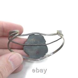 Vintage Navajo INLAID PEARL BIRD Gemstone Bracelet & Ring Silver Native American