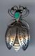 Vintage Navajo Indian Silver Turquoise 3d Lightning Bug Pin Brooch