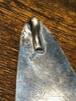 Vintage Navajo Jewelry Pendant Silver Torquoise