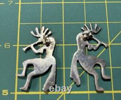 Vintage Navajo Kokopelli Flute Player Stone Sash And Skirt Unsigned