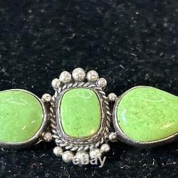 Vintage Navajo La Rose Ganadonegro Gaspiet Sterling Brooch Rare