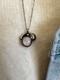Vintage Navajo Moonstone 18 Necklace Sterling Silver K. M. Navajo Stamp
