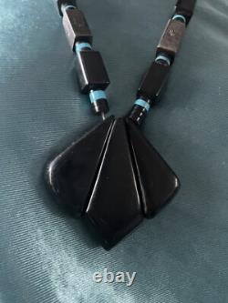 Vintage Navajo Native American Large Statement Necklace