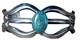 Vintage Navajo Native American Sterling Silver Natural Turquoise Cuff Bracelet