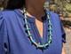 Vintage Navajo Necklace Dead Pawn Native American Turquoise Heishi Jewelry