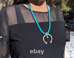 Vintage Navajo Necklace Naja Raymond Betsoi Native American Silver Jewelry