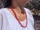 Vintage Navajo Necklace Red Branch Coral 22 in Native American Jewelry
