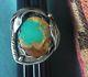 Vintage Navajo Royston Turquoise Stone Sterling Silver Ring Sz 8.5