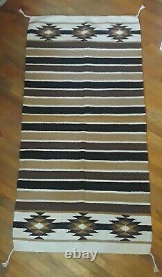 Vintage Navajo Rug Native American Indian Weave Intricate Piece Blanket Jewelry