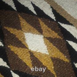 Vintage Navajo Rug Native American Indian Weave Intricate Piece Blanket Jewelry