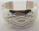 Vintage Navajo Sam Piaso Sterling Silver Cuff Bracelet