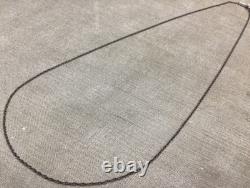 Vintage Navajo Silver 925 Chain Necklace 45cm Native American Jewelry