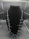 Vintage Navajo Sterling Silver Bird Fetish Necklace Turquoise 58g Handcrafted