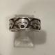 Vintage Navajo Sterling Silver Navajo Style Bear Band Ring size 8