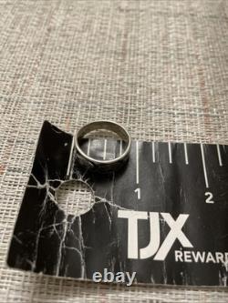 Vintage Navajo Sterling Silver Navajo Style Bear Band Ring size 8