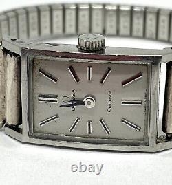 Vintage Navajo Sterling Silver & Omega Ladies Watch