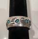 Vintage Navajo Sterling Silver Turquoise Bear Paw Cuff Bracelet 38g Signed