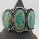 Vintage Navajo Sterling Silver Turquoise Bracelet Native American Jewelry