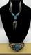 Vintage Navajo Sterling Silver & Turquoise Jewelry Set by Donald Douglas (DD)