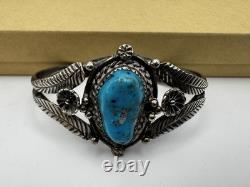 Vintage Navajo Sterling Silver & Turquoise Jewelry Set by Donald Douglas (DD)