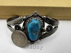Vintage Navajo Sterling Silver & Turquoise Jewelry Set by Donald Douglas (DD)