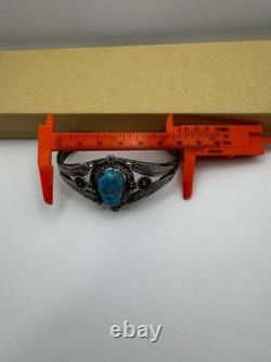 Vintage Navajo Sterling Silver & Turquoise Jewelry Set by Donald Douglas (DD)