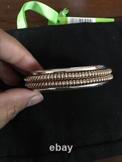 Vintage Navajo Sterling Silver and 12k Gold Filled Cuff Bracelet Tahe