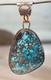 Vintage Navajo Sterling Turquoise Pendant Frank Smith 22.814g