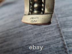 Vintage Navajo TAHE Sterling Silver COILED ROPE Design Bracelet