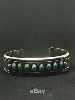 Vintage Navajo Turquoise Cuff Bracelet