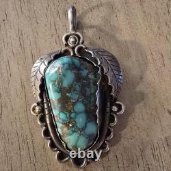 Vintage Navajo Turquoise Jewelry Pendant/ Ring And Earrings/ 3 Total