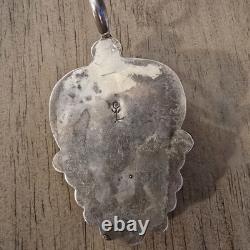 Vintage Navajo Turquoise Jewelry Pendant/ Ring And Earrings/ 3 Total