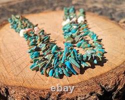 Vintage Navajo Turquoise Necklace Handmade Southwestern NA Artistry