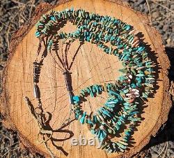 Vintage Navajo Turquoise Necklace Handmade Southwestern NA Artistry