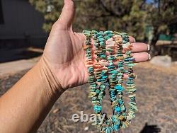 Vintage Navajo Turquoise Necklace Handmade Southwestern NA Artistry