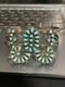 Vintage Navajo Turquoise Sterling Silver Bracelet & Earrings! Nice Set