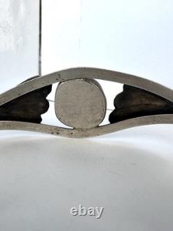 Vintage Navajo Turquoise Sterling Silver Cuff Bracelet 7 19 grams #217