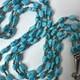 Vintage Navajo Turquoise Sterling Silver Necklace