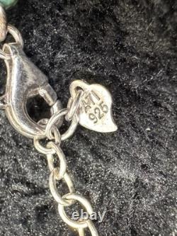 Vintage Navajo Turquoise chunky necklace with 925 ATI Sterling Silver 105+ Grams