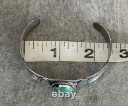 Vintage Old Native American Navajo Turquoise Sterling silver Bracelet