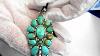 Vintage Old Pawn Native American Turquoise U0026 Silver Pendant