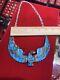 Vintage RARE Native American Flying Eagle Necklace Signed H Spencer