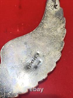 Vintage RARE Native American Flying Eagle Necklace Signed H Spencer