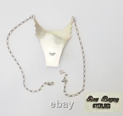 Vintage Ray Begay sterling silver turquoise Native American Navajo necklace